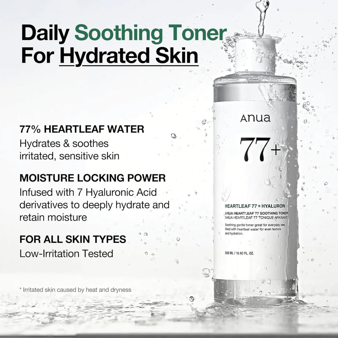 Anua - Heartleaf 77% Soothing Toner 250ml